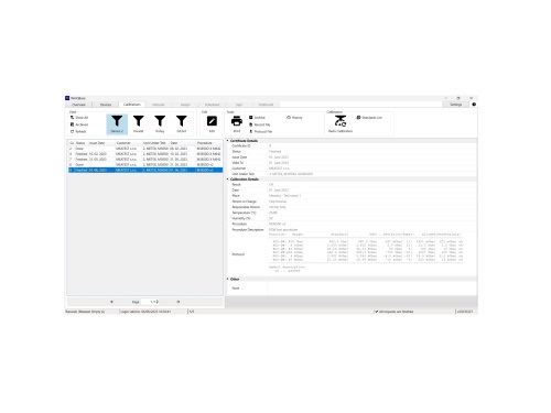 WinQbase - program pro evidenci měřidel