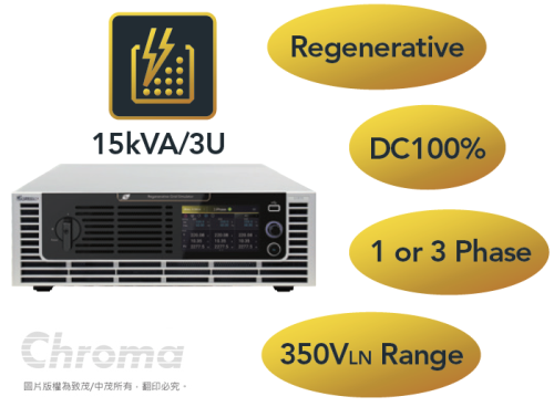 61800 Regenerativní AC zdroj